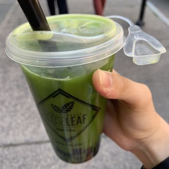 Loose Leaf Boba - I believe this was the Matcha Iced Tea - Bubble Tea Near Me - New Haven, Connecticut