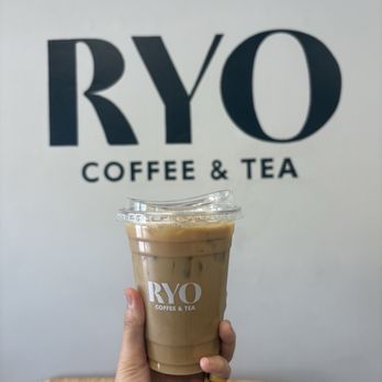 Ryo Coffee & Tea - Banana Blast Latte with Soy Milk! - Coffee & Tea Near Me - Fullerton, California Ryo Coffee & Tea - Banana Blast Latte with Soy Milk! - Coffee & Tea Near Me - Fullerton, California