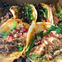 Grande Tacos chicken and steak Grande Tacos chicken and steak