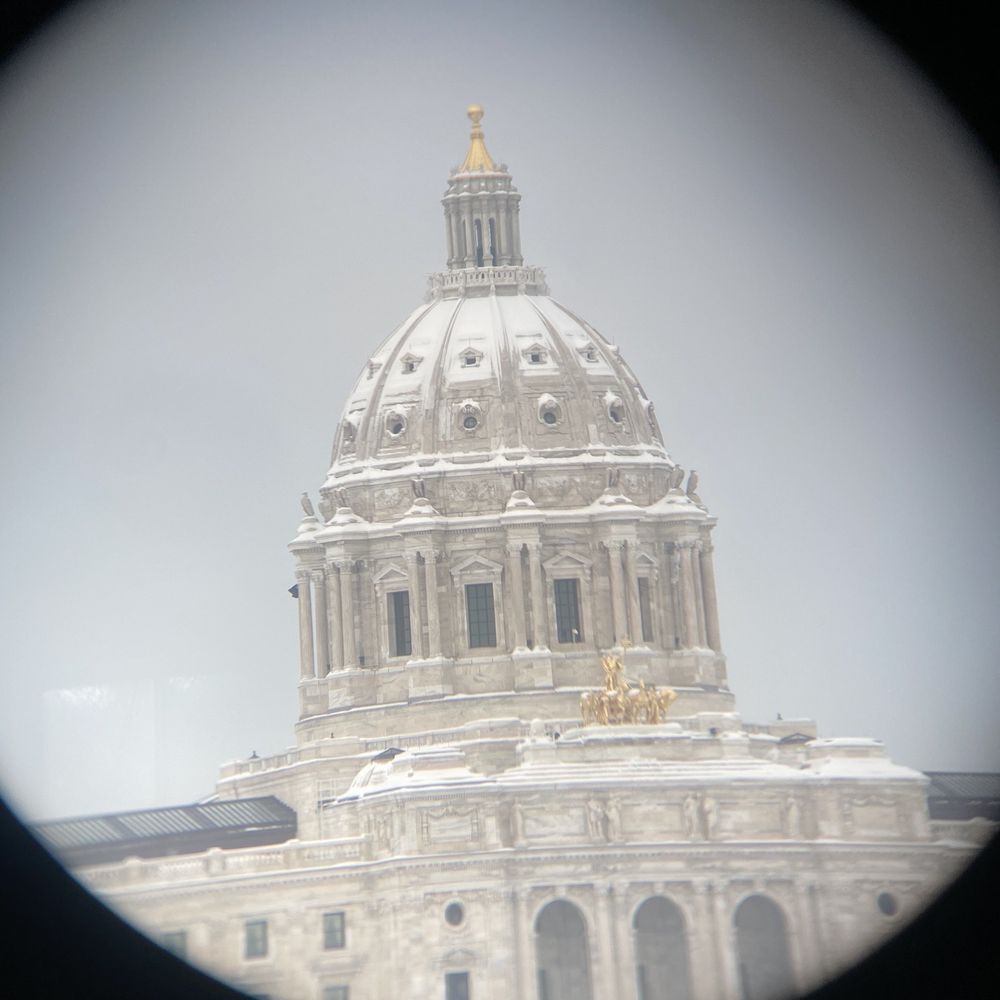 Minnesota History Center - The view of the Capitol from the binoculars. - Museums Near Me - Saint Paul, Minnesota