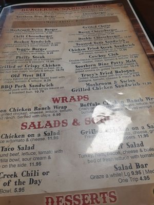 Menu photo 2 Southern Dine Murfreesboro, AR