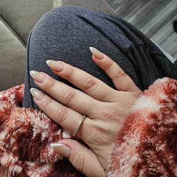 Meraki Nail Studio - Classic long French - Nail Salons Near Me - Pensacola, Florida