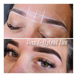 Lady Lash Boutique - Brow mapping & wax with brow hybrid stain & tint