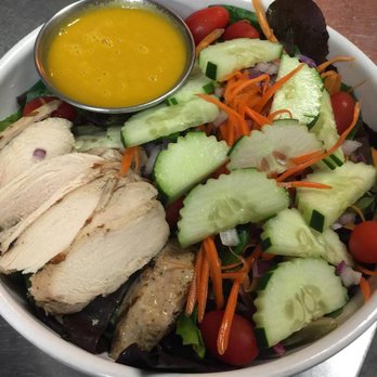 Thai Street Kitchen - Mixed Green Salad w/free range chicken - Thai Near Me - Bloomfield Hills, Michigan Thai Street Kitchen - Mixed Green Salad w/free range chicken - Thai Near Me - Bloomfield Hills, Michigan