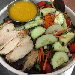 Thai Street Kitchen - Mixed Green Salad w/free range chicken