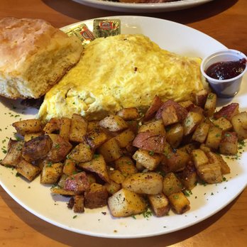 From Scratch Restaurant - Big Sur omelet with biscuit - Breakfast & Brunch Near Me - Carmel, California