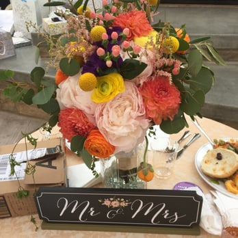 Acton Creative Flowers - The bride's exquisite bouquet. She asked for a romantic and unstructured vibe in "sunset" colors. Linda nailed it! - Florists Near Me Acton Creative Flowers - The bride's exquisite bouquet. She asked for a romantic and unstructured vibe in "sunset" colors. Linda nailed it! - Florists Near Me