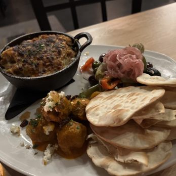 Rootstock - Lamb meatballs with crab dip. - Venues & Event Spaces Near Me - Woodstock, Georgia