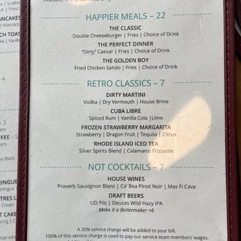 Unconventional Diner - Happy hour menu - Breakfast & Brunch Near Me - Washington, DC, District of Columbia