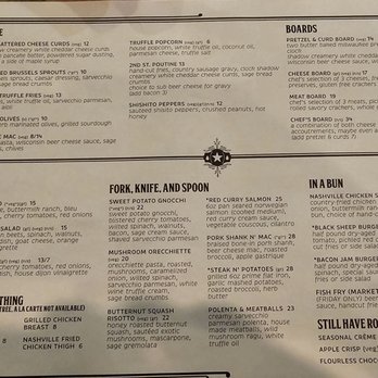 Black Sheep - Menu as of Feb 2024 - Wine Bars Near Me - Milwaukee, Wisconsin