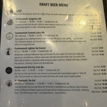 Frankenmuth Brewery - American Near Me - Frankenmuth, Michigan