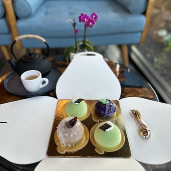 The Spoon - Durian mousse, ube cheesecake, coco pandan - Desserts Near Me - Stanton, California The Spoon - Durian mousse, ube cheesecake, coco pandan - Desserts Near Me - Stanton, California