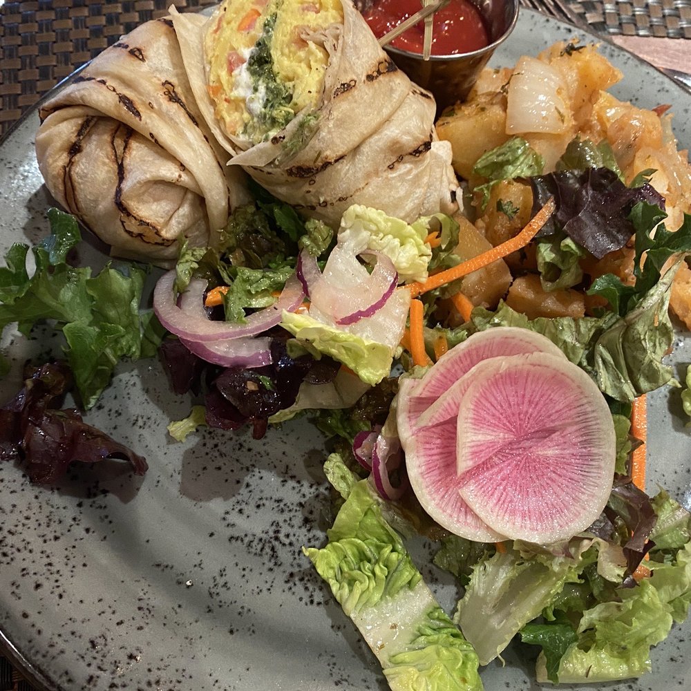 Banc Cafe - Breakfast wrap (vegetarian) - Cafes Near Me - New York, New York Banc Cafe - Breakfast wrap (vegetarian) - Cafes Near Me - New York, New York