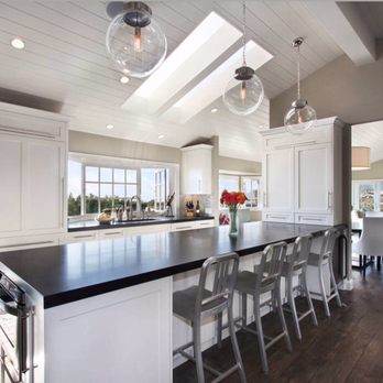 Stone Crafters - Black granite kitchen island. - Countertop Installation Near Me - Newcastle, California Stone Crafters - Black granite kitchen island. - Countertop Installation Near Me - Newcastle, California