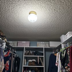New light bulb replaced older light bulb which had burned out.