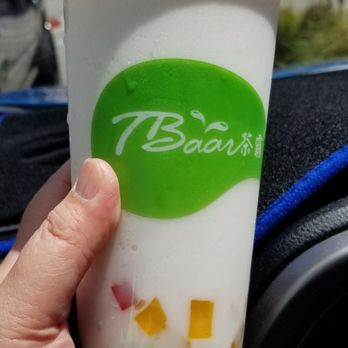 TBaar - Large Coconut smoothie with tapioca and mixed jelly - Bubble Tea Near Me - Buena Park, California TBaar - Large Coconut smoothie with tapioca and mixed jelly - Bubble Tea Near Me - Buena Park, California