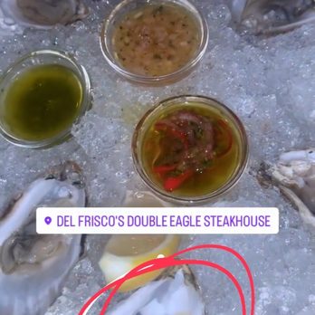 Del Frisco's Double Eagle Steakhouse - What kind of oyster is this???? So small. - Seafood Near Me - Boston, Massachusetts Del Frisco's Double Eagle Steakhouse - What kind of oyster is this???? So small. - Seafood Near Me - Boston, Massachusetts