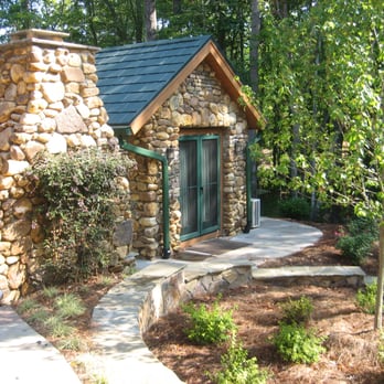 The Stone Man - Stone Bath House on Lake Wareree - General Contractors Near Me - Fort Mill, South Carolina