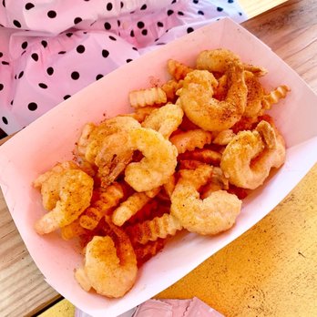Chester's Pit Stop - Delicious and really fresh shrimp. Fries were freshly fried (though obviously frozen) but the whole platter was a good deal at 14 bucks. - Hot Dogs Near Me - Pawleys Island, South Carolina Chester's Pit Stop - Delicious and really fresh shrimp. Fries were freshly fried (though obviously frozen) but the whole platter was a good deal at 14 bucks. - Hot Dogs Near Me - Pawleys Island, South Carolina
