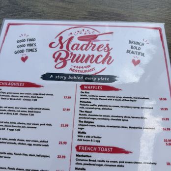 Madres Brunch - Menu - Breakfast & Brunch Near Me - Long Beach, California