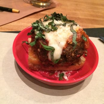 Scaddabush - Stuffed meatball appetizer - Italian Near Me - Richmond Hill, Ontario Scaddabush - Stuffed meatball appetizer - Italian Near Me - Richmond Hill, Ontario