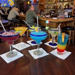 Cantaritos Restaurant & Bar - Jamaica Margarita, Jalapeño Margarita, Jolley Rancher, Blue Thunder, Mango Martini