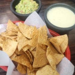 Habanero Grill - Chips with queso. Sooo good!
