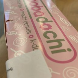 Had some boba milk tea, mochi donuts, and a regular k-dog!