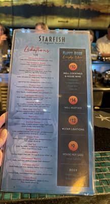 Menu photo 1 Starfish Laguna Beach, CA Menu photo 1 Starfish Laguna Beach, CA