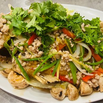 Pad Thai - a plate of stir fried vegetables - Thai Near Me - Duluth, Georgia Pad Thai - a plate of stir fried vegetables - Thai Near Me - Duluth, Georgia