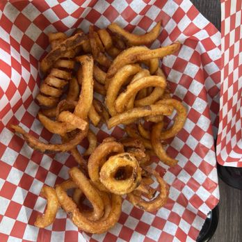 Falafel Flare - Curly Fries - Mediterranean Near Me - Hayward, California Falafel Flare - Curly Fries - Mediterranean Near Me - Hayward, California