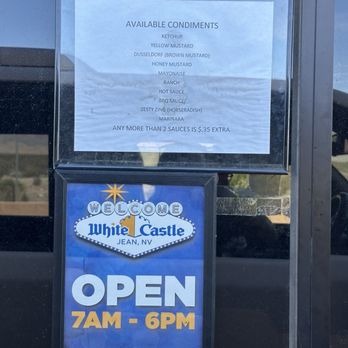 White Castle - Burgers Near Me - Jean, Nevada