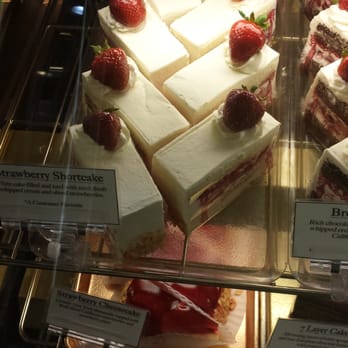 Freed's Bakery - Wedding slice of cake with strawberry - Bakeries Near Me - Las Vegas, Nevada