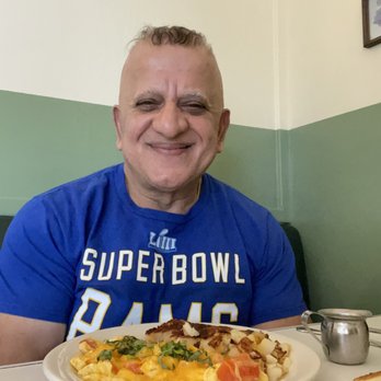 Snug Harbor - Basil and cheddar scramble with sourdough toast. Super Sunday just commenced. Good Morning! - Diners Near Me - Santa Monica, California Snug Harbor - Basil and cheddar scramble with sourdough toast. Super Sunday just commenced. Good Morning! - Diners Near Me - Santa Monica, California