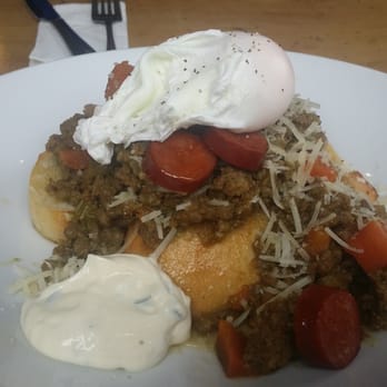 Cafe Medici - Mince on toast - Cafes Near Me - Martinborough, WGN Cafe Medici - Mince on toast - Cafes Near Me - Martinborough, WGN