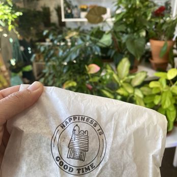Good Time - How cute is this logo and the plants - Coffee & Tea Near Me - Long Beach, California