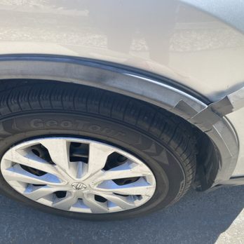 Speedy Mobile Dent and Bumper Repair - Before the fix - Body Shops Near Me - Fort Worth, Texas