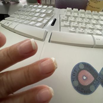 Nail Bar - This was supposed to be a gel French manicure. The white started coming off of each nail the first week. - Nail Salons Near Me - San Marcos, California Nail Bar - This was supposed to be a gel French manicure. The white started coming off of each nail the first week. - Nail Salons Near Me - San Marcos, California