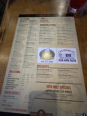 Menu photo 4 Barrels Taphouse and Grill O'Fallon, MO Menu photo 4 Barrels Taphouse and Grill O'Fallon, MO