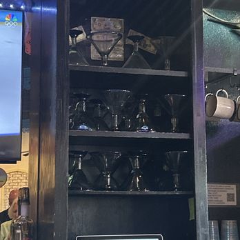 Baja Cantina - Second wall of marg glasses - Mexican Near Me - Roanoke, Texas