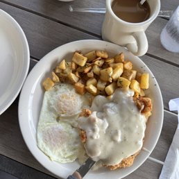 Country Fried Chicken & Eggs Country Fried Chicken & Eggs