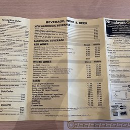 Menu Menu