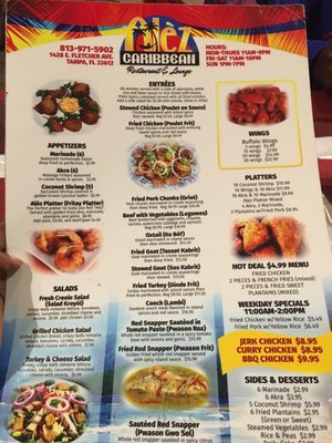 Menu photo 1 Alez Haitian Cuisine Tampa, FL Menu photo 1 Alez Haitian Cuisine Tampa, FL