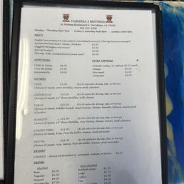 Menu Menu