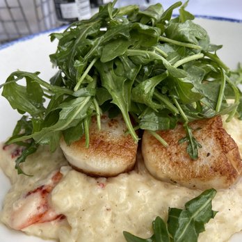 Fager's Island - Scallops with lobster risotto - Seafood Near Me - Ocean City, Maryland