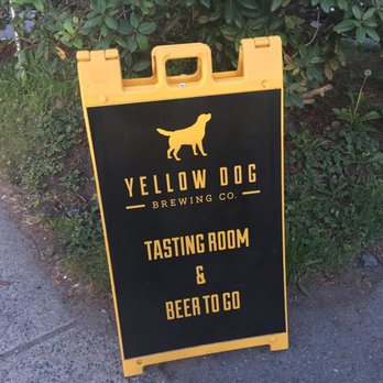 Yellow Dog Brewing - Sandwich board~ - Breweries Near Me - Port Moody, British Columbia