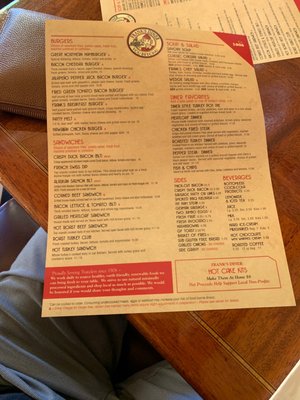 Menu photo 5 Frank's Diner Spokane, WA