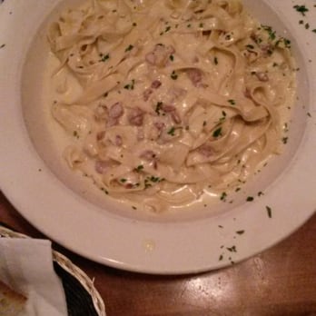 Antonio's Trattoria - Fettucine Carbonara: Delicious and creamy. Serving is enough for 2 light eaters. - Italian Near Me - Bronx, New York Antonio's Trattoria - Fettucine Carbonara: Delicious and creamy. Serving is enough for 2 light eaters. - Italian Near Me - Bronx, New York