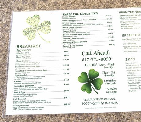 Menu photo 1 Mckay's Quincy, MA