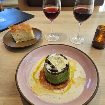 Dear Emilia - Lasagna Verde with foccacia bread - Italian Near Me - Denver, Colorado